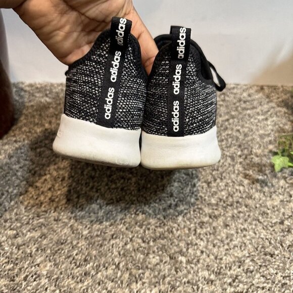 Adidas Womens Cloudfoam Pure DB0694 Black Running Shoes Sneakers Size US 8 - Picture 4 of 7